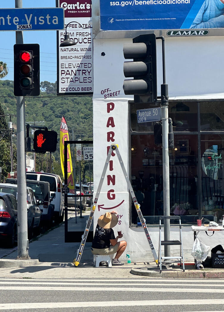 Carla's Parking Sign